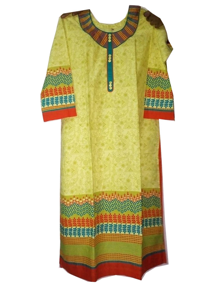 100% cotton ladies dress
