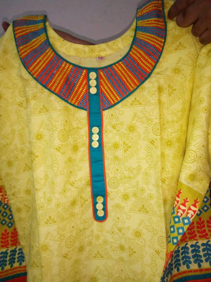 100% cotton ladies dress