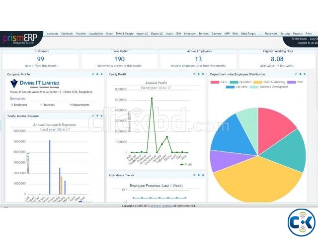 ERP Software (Web Based)