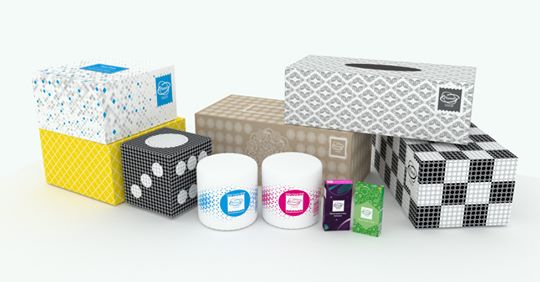FFacial Tissue Box with your organization name on