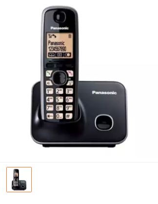 KX-TG-3711 Cordless Phone - Black