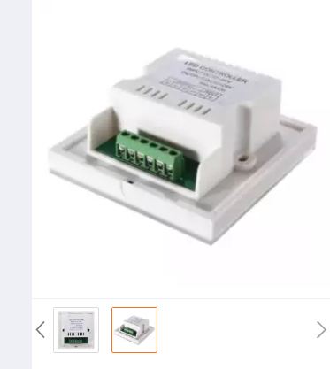 Single Color Touch Panel Dimmer Wall Switch Contro