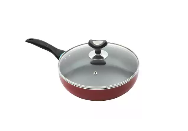 RFL Topper NonStick Fry Pan & Lid Red (805009) 24