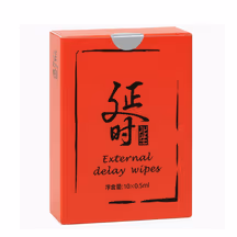 Indian God Oil Red External Delay Wipes 10 Pcs