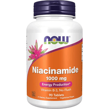 NOW Food Niacinamide (Vitamin B-3) 1000 mg, Energy Production,90 Tablets