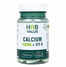 Holland & Barrett Calcium 400mg + Vit D 30 Tablets