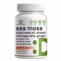 Deal Supplement Irish Sea Moss 7,000mg Per Serving, 240 Veggie Capsules