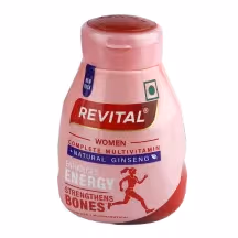 Revital H Multivitamin for Women with Natural Ginseng,Essential Vitamins & Minerals (30 Tablets)