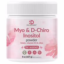 Deal Supplement Myo & D-Chiro Inositol Powder for Women 227g