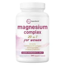 Micro Ingredients Magnesium Complex 20 in 1 for Women 240 veg capsules