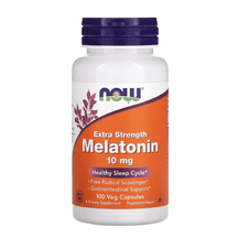 NOW Foods Supplements, Melatonin, Extra Strength 10 mg,100 Veg Capsules