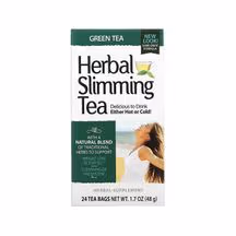 21st Century, Herbal Slimming Tea, Green Tea, 24 Tea Bags 1.7oz (48g)