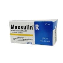 Maxsulin R 100IU Vial